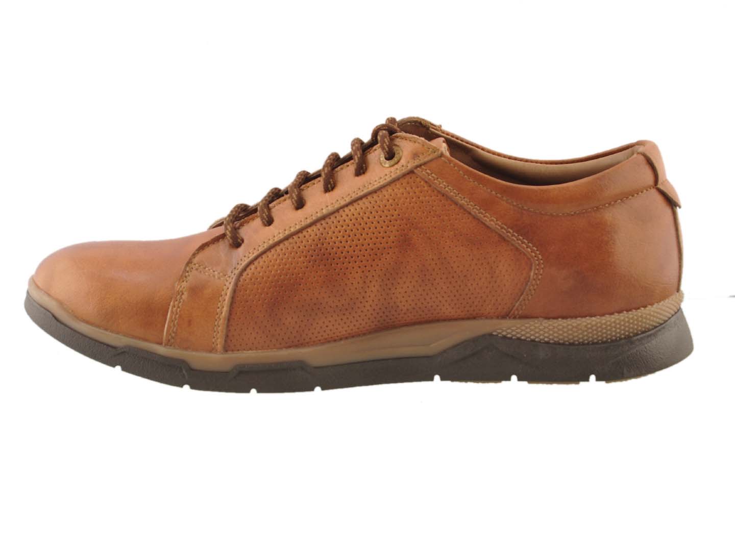 BUCKAROO Genuine Leather Casual Shoes for Men: AXTON Tan