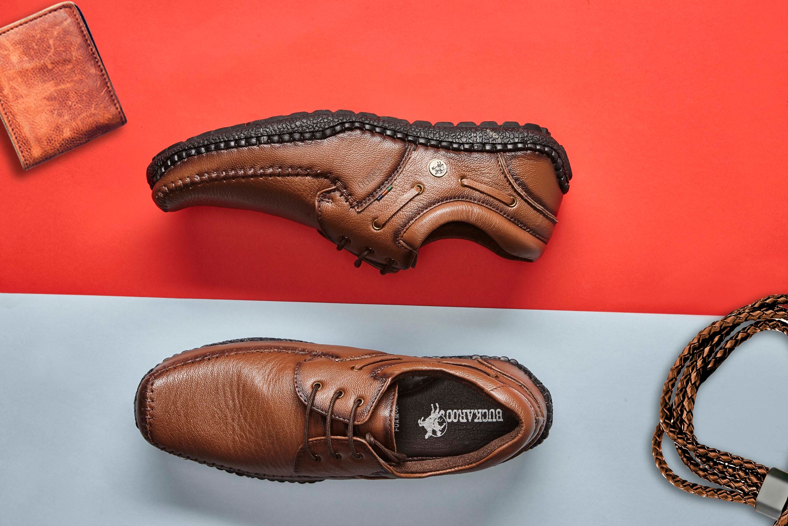 BUCKAROO Genuine Leather Casual Shoes for Men: NERLON