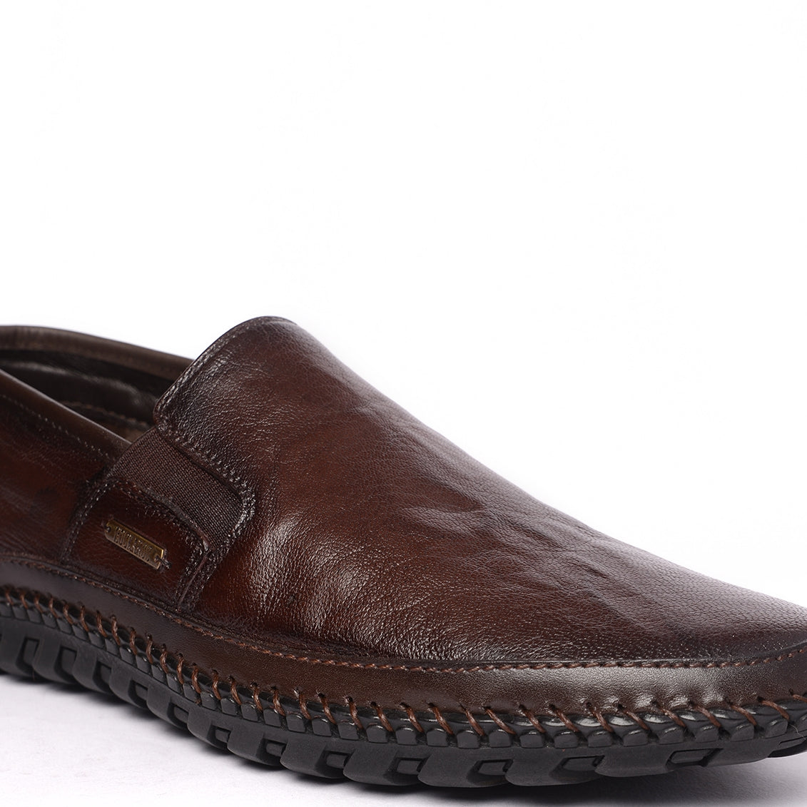 BUCKAROO Genuine Leather Casual Slip-On Shoes for Men: NARDO
