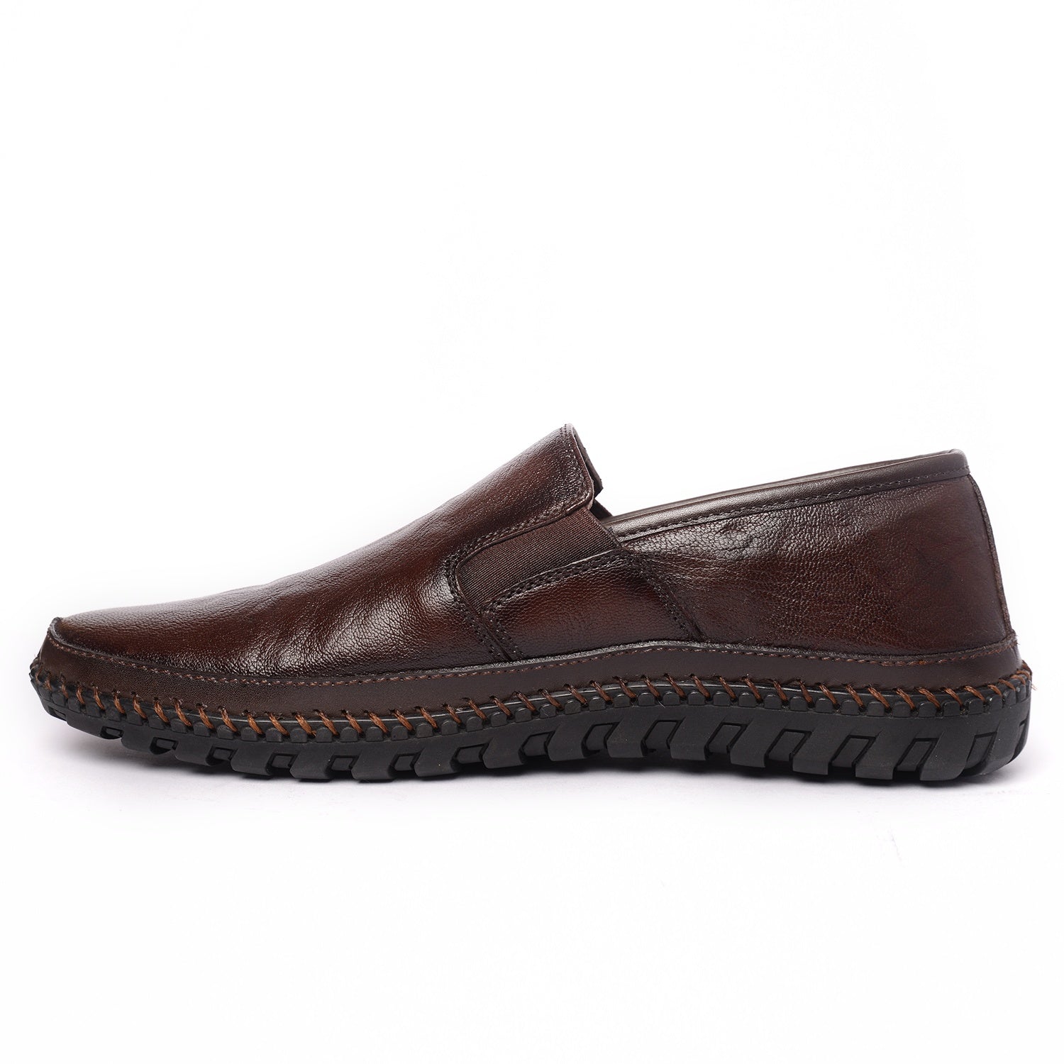 BUCKAROO Genuine Leather Casual Slip-On Shoes for Men: NARDO