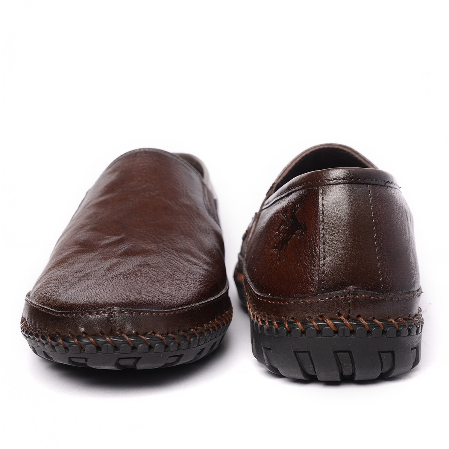 BUCKAROO Genuine Leather Casual Slip-On Shoes for Men: NARDO