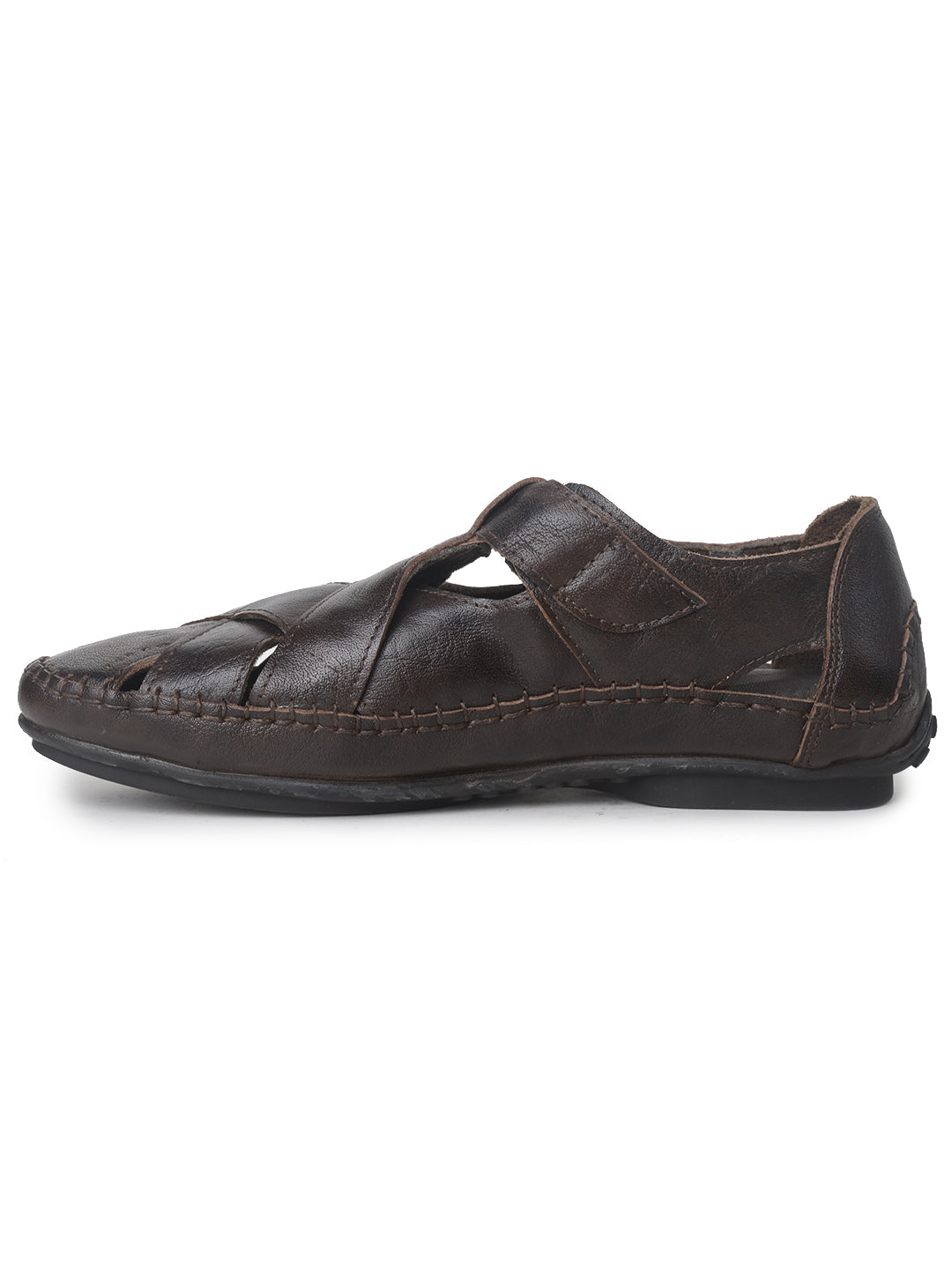 BUCKAROO Genuine Leather Casual Closed Sandal for Men: MACK