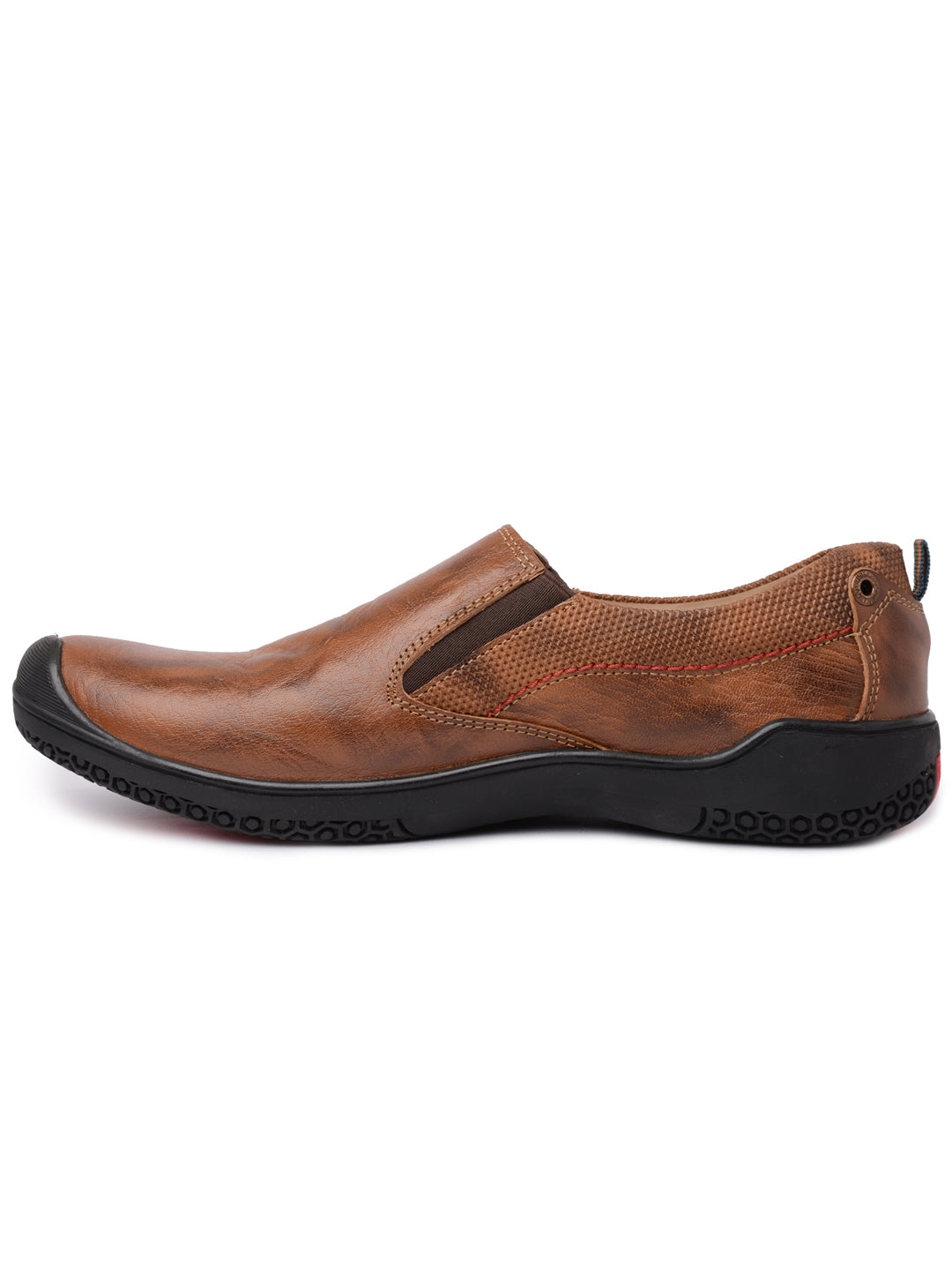 BUCKAROO Genuine Leather Casual Slip-On Shoes for Men: STONE NX
