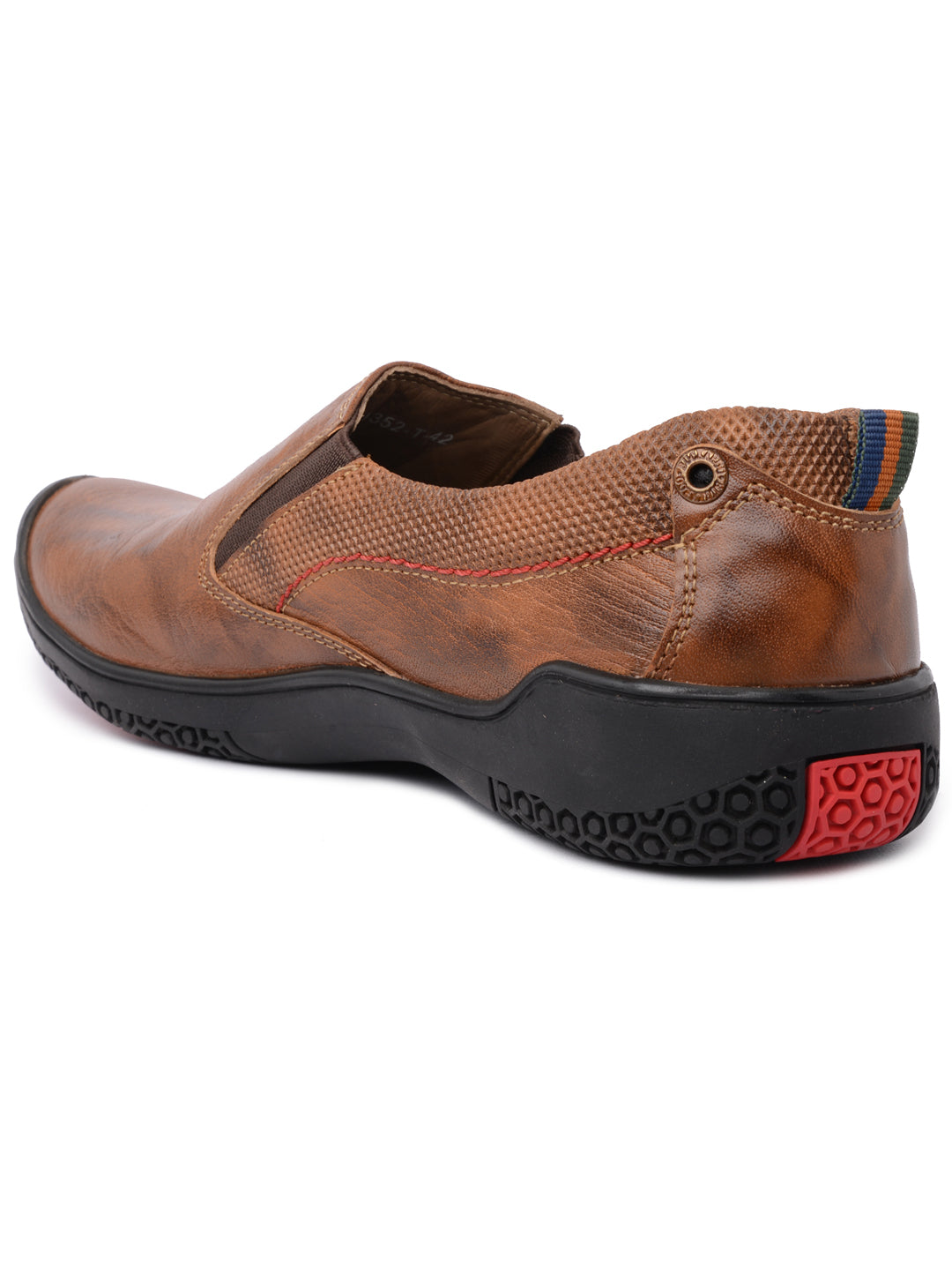 BUCKAROO Genuine Leather Casual Slip-On Shoes for Men: STONE NX Tan