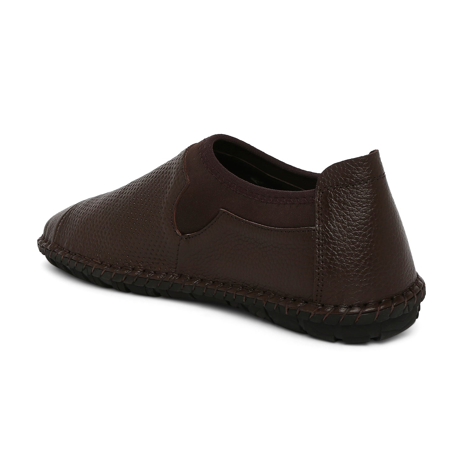 BUCKAROO Genuine Leather Casual Slip-On Shoes for Men: BENNY Brown 45 11