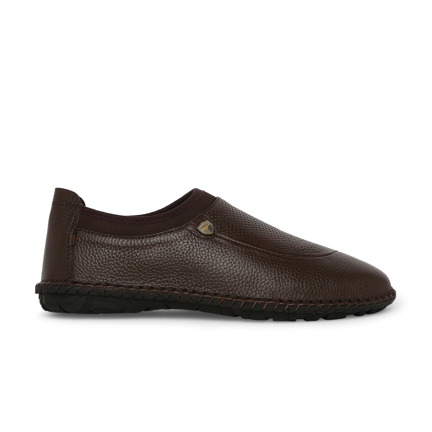 BUCKAROO Genuine Leather Casual Slip-On Shoes for Men: BENNY Brown 45 11