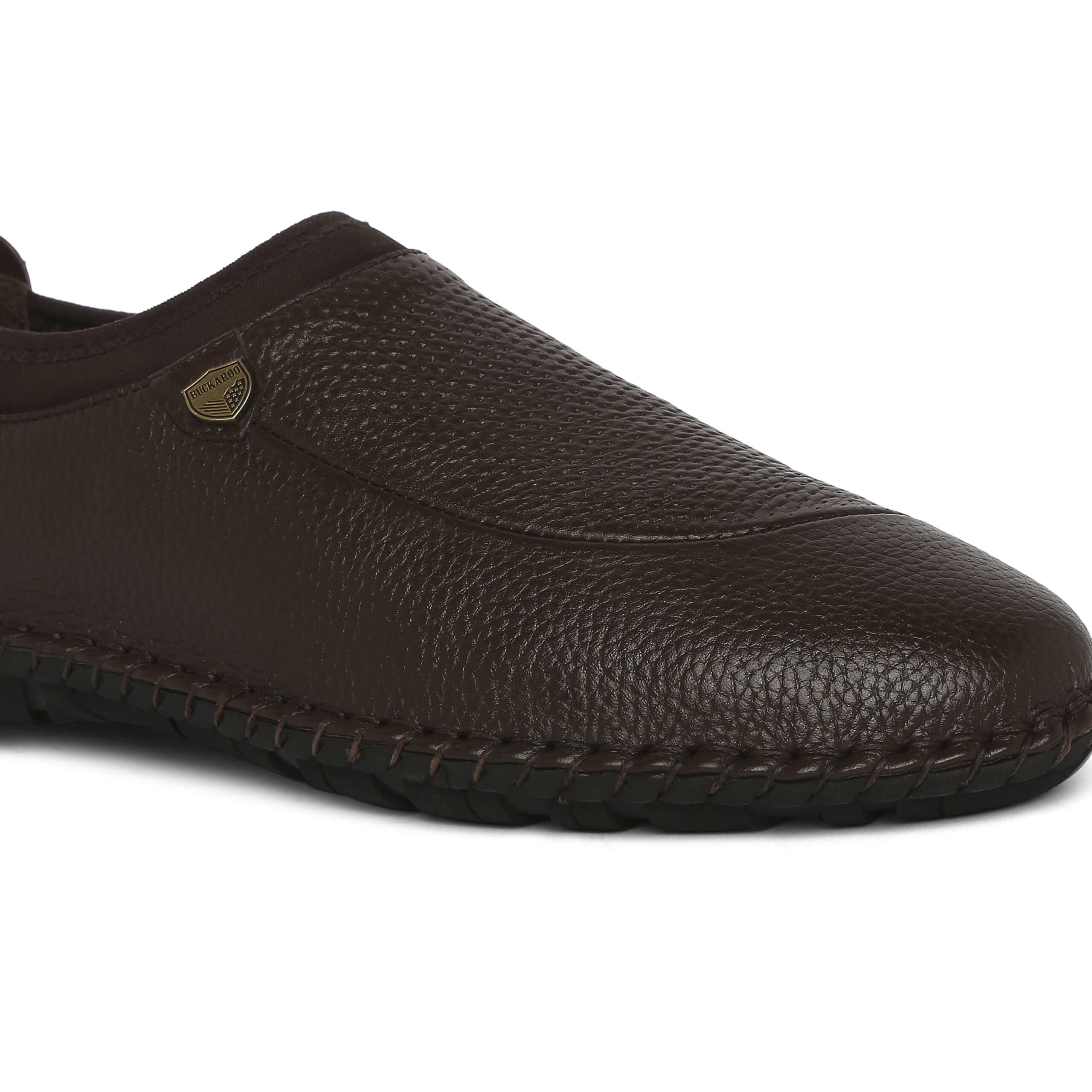 BUCKAROO Genuine Leather Casual Slip-On Shoes for Men: BENNY