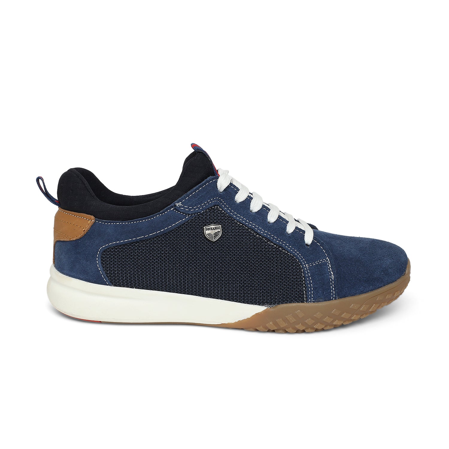 BUCKAROO Genuine Leather Casual Shoes for Men: BONA Blue
