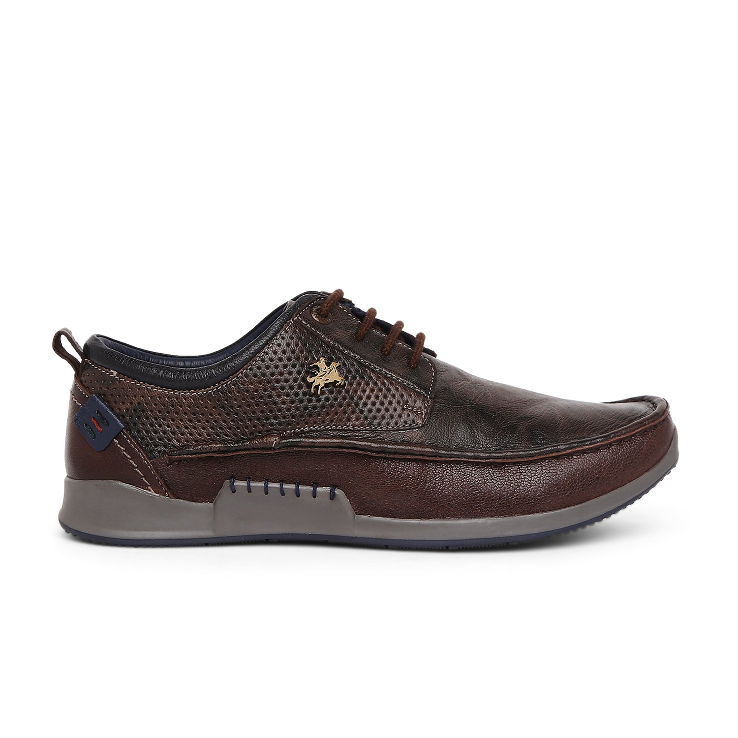 BUCKAROO Genuine Leather Casual Shoes for Men | Mens Lace up Shoe: PERRI