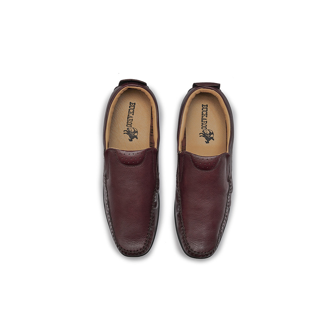 BUCKAROO Genuine Leather Casual Loafer for Men | Mens Slip on Shoes: NEW NEWTON