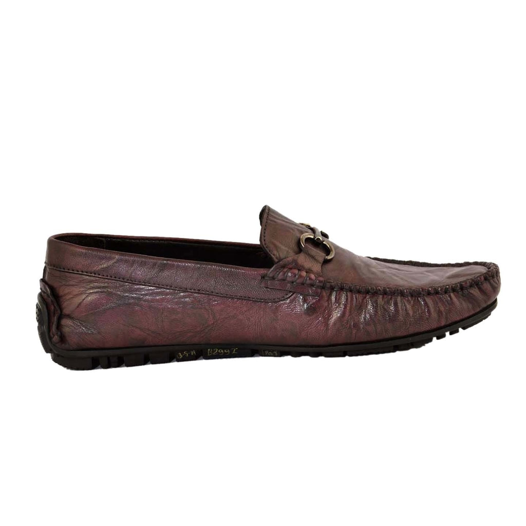 BUCKAROO Genuine Leather Casual Loafer for Men: AURORA Brown