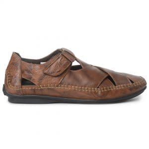 BUCKAROO Genuine Leather Casual Closed Sandal for Men: MACK