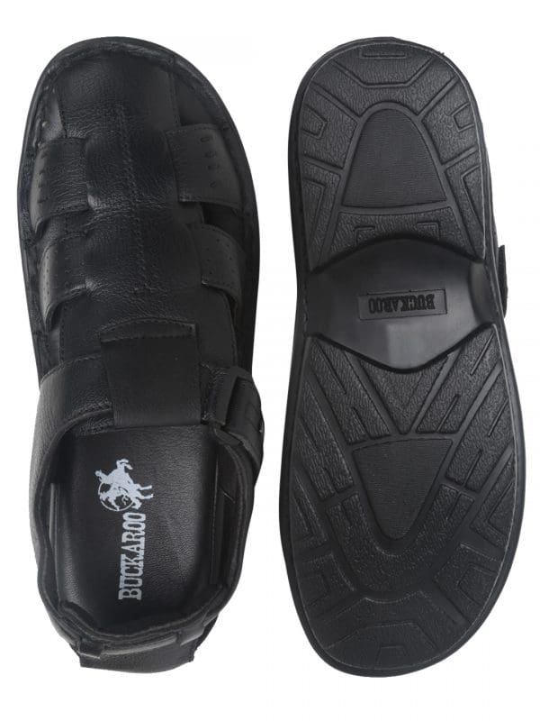 BUCKAROO Genuine Leather Casual Closed Sandal for Men: SAFARI NX