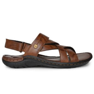 BUCKAROO Genuine Leather Casual Closed Sandal for Men: JERKO