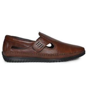 BUCKAROO Genuine Leather Casual Open Sandal for Men: JEF