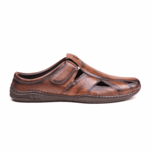 BUCKAROO Genuine Leather Casual Closed Sandal for Men: EMBER
